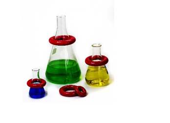 Round Lead Ring Flask Weights with Vinyl Coating