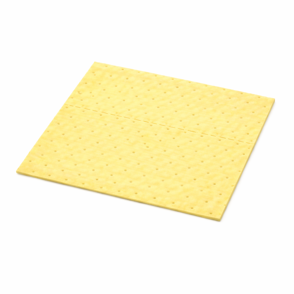 Perforated Chemical Yellow Absorbent Pad