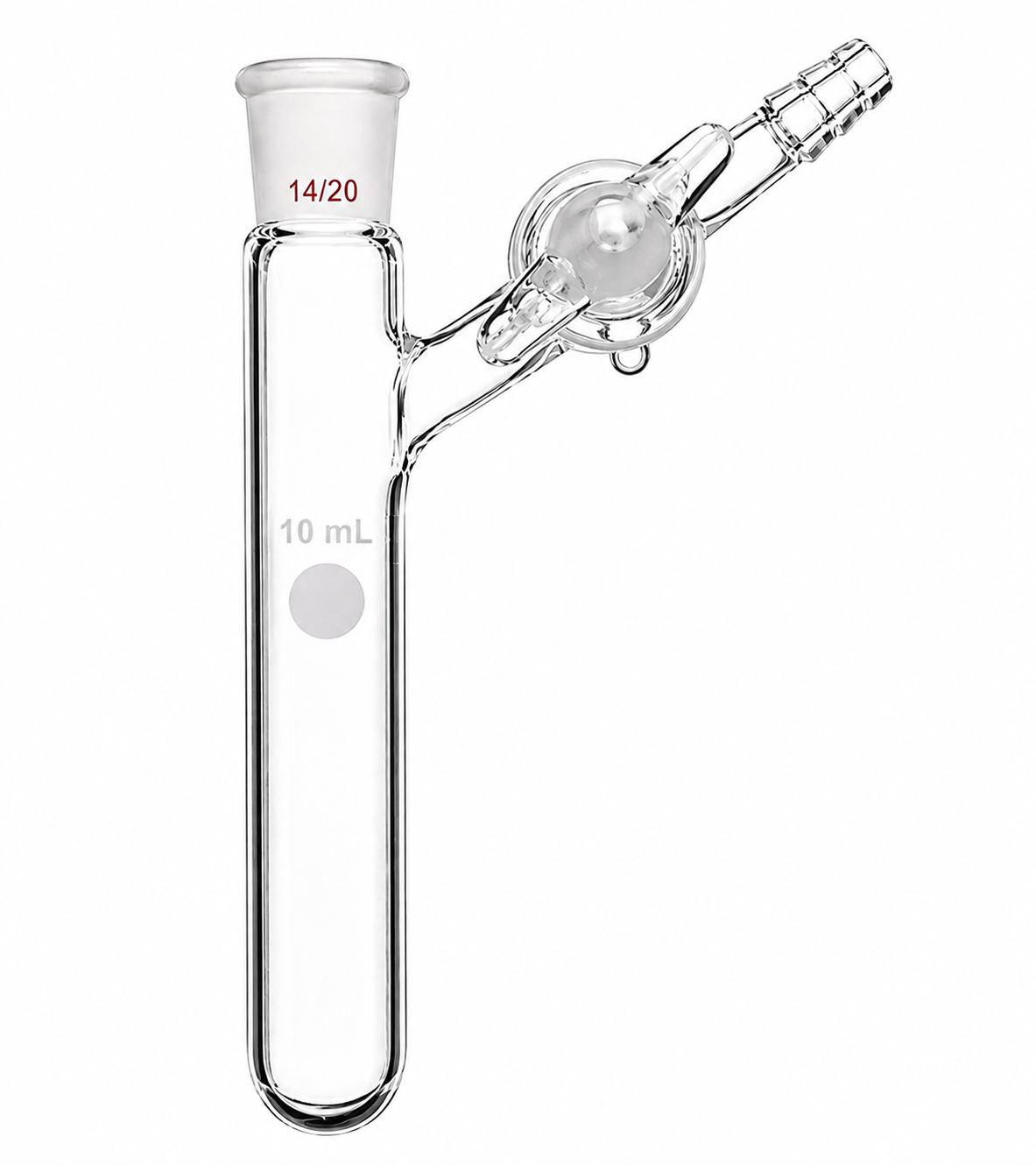Flacon, tube de réaction, avec joint extérieur