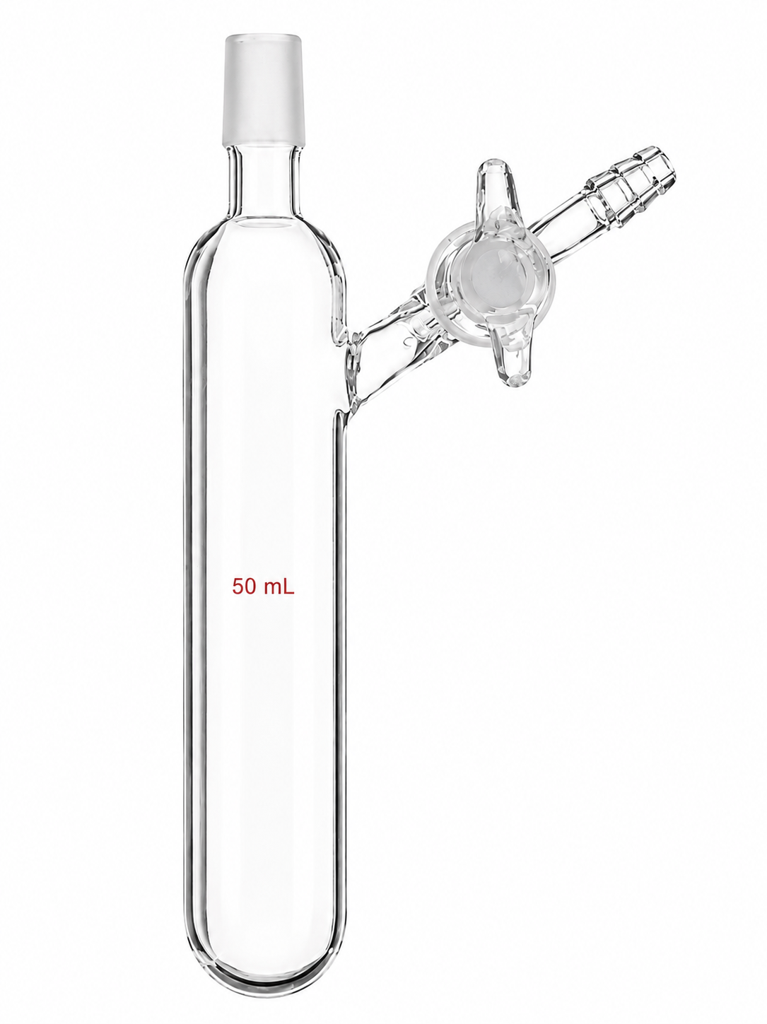 Flacon, tube de réaction, avec joint intérieur (mâle)