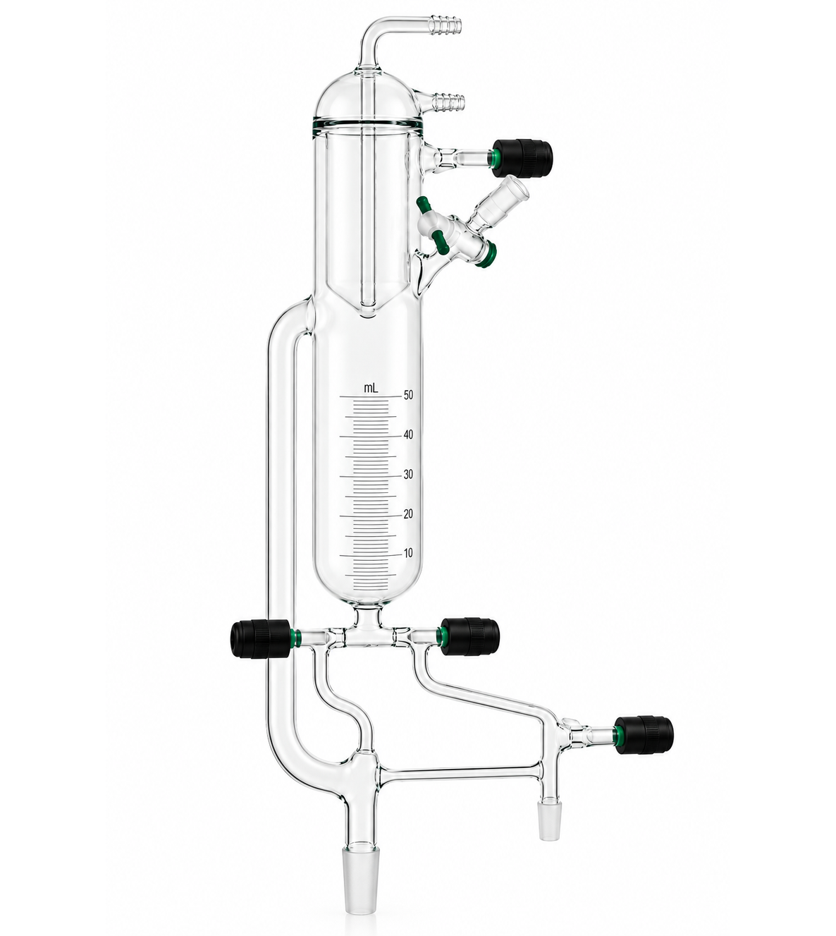 Têtes de distillation pour solvants, sous atmosphère inerte et de Schlenk