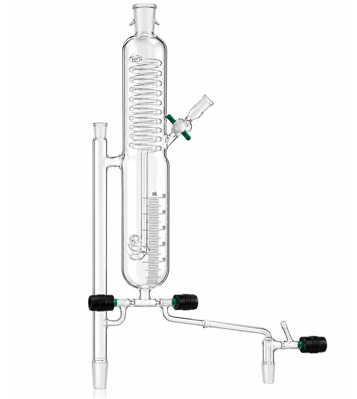 Appareil de distillation pour solvants, atmosphère inerte, type Schlenk