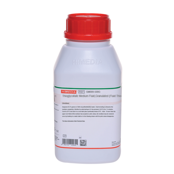 Fluid Thioglycollate Medium, Granulated (Thioglycollate Medium, Fluid, Granulated) 500G