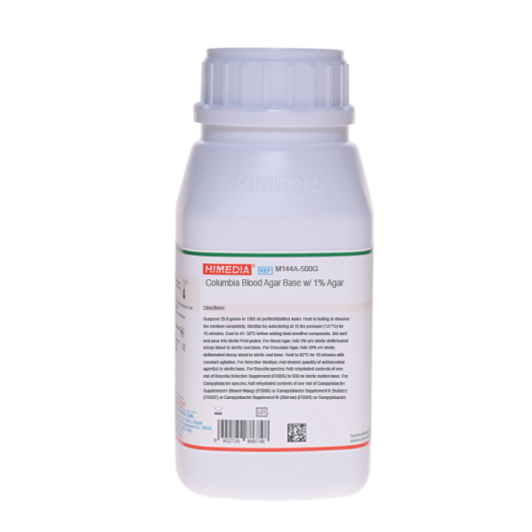 Columbia Blood Agar Base w/ 1% Agar 500G