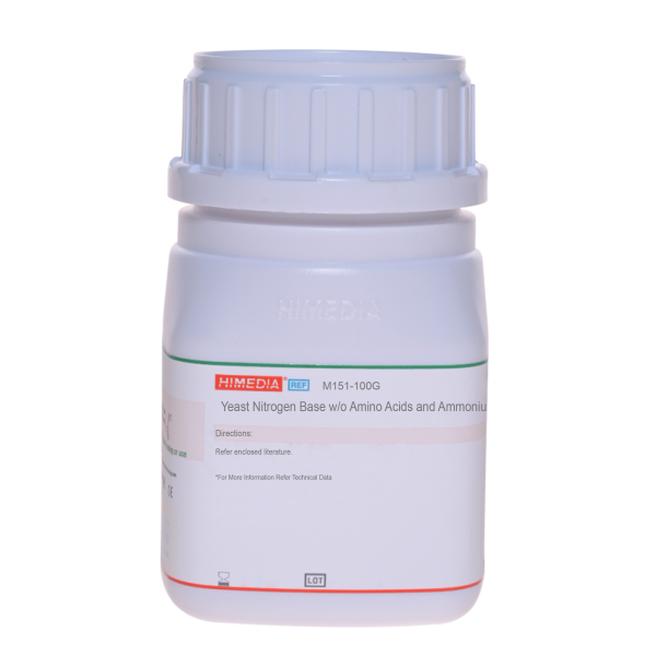 Yeast Nitrogen Base w/o Amino Acids and Ammonium Sulphate 100G