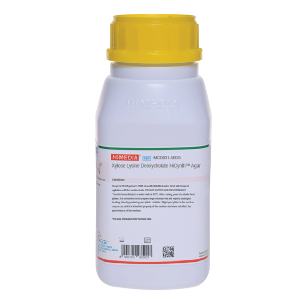 Xylose Lysine Deoxycholate HiCynthâ„¢ Agar (XLD HiCynthâ„¢ Agar) 100G
