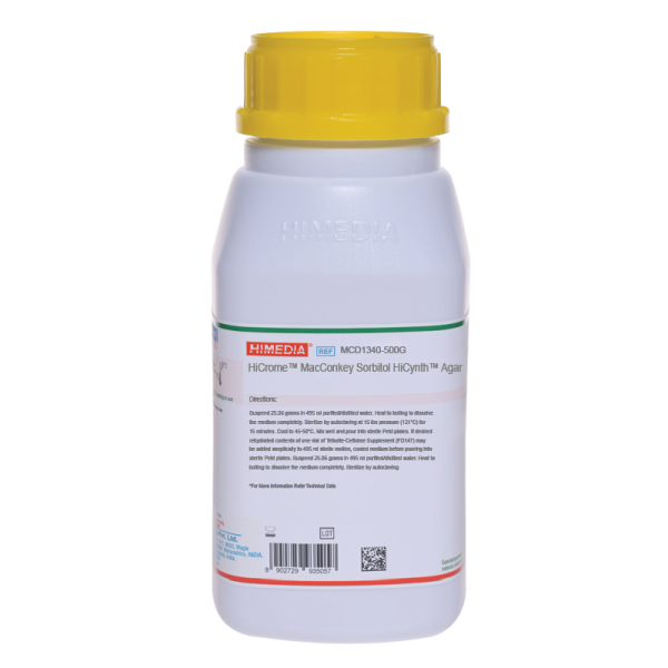 HiCromeâ„¢ MacConkey Sorbitol HiCynthâ„¢ Agar Base 100G