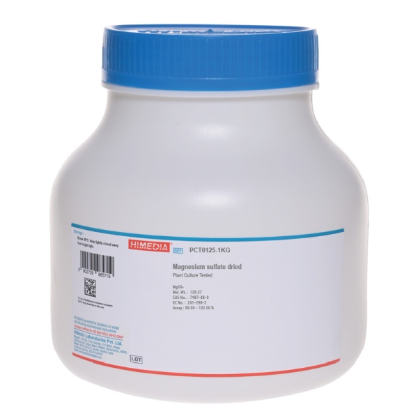 Magnesium sulfate dried, Plant Culture Tested 1KG